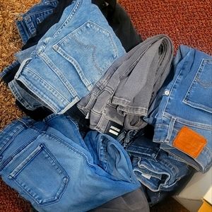 10 pairs of jeans no holes good brands
